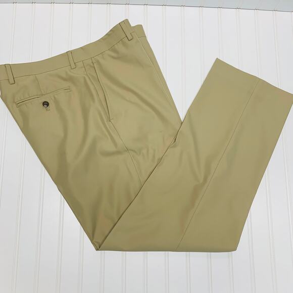 Khaki Tan Golf Pants Walter Hagen Sz 36 x 32 - Picture 1 of 7